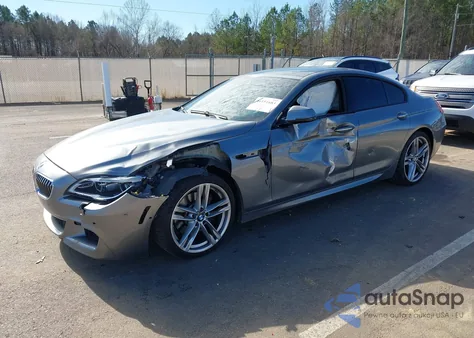 2016 BMW 640I Gran Coupe из США, поврежденный, VIN WBA6D0C57GD927745